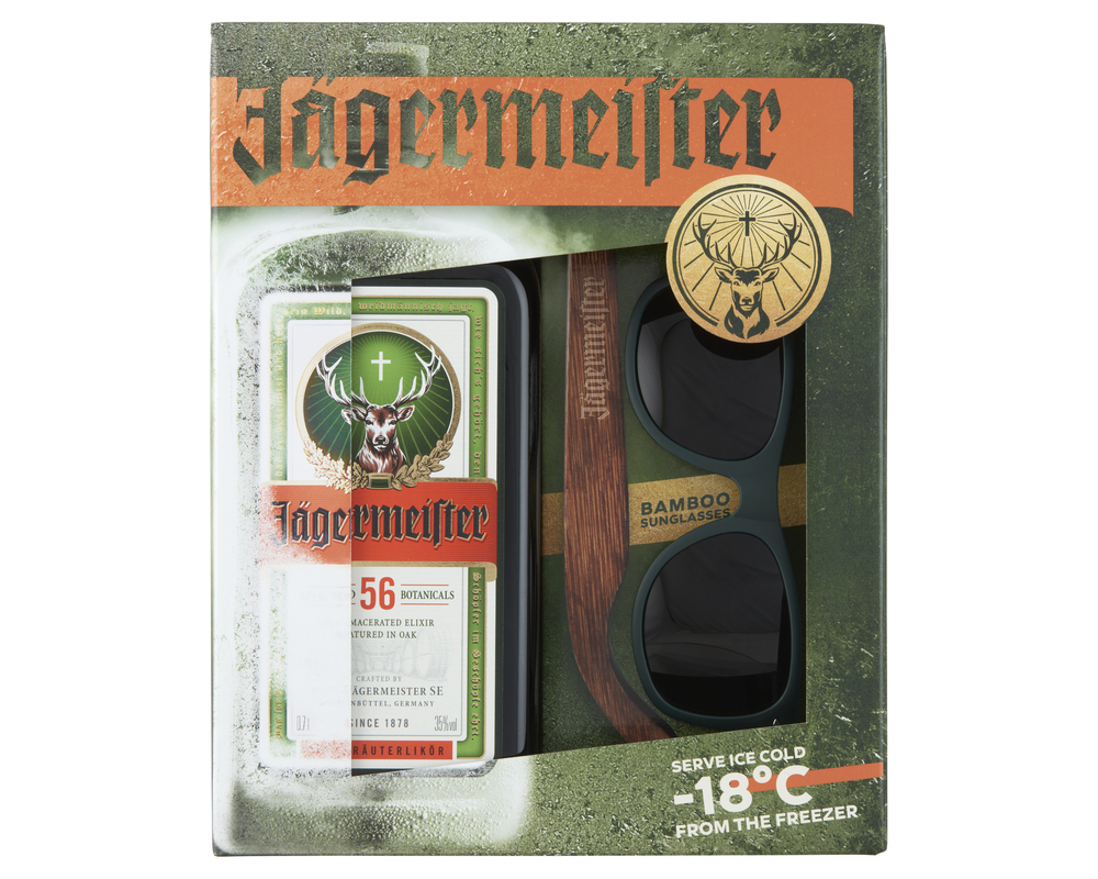 Jägermeister + napszemüveg 0,7L 35%